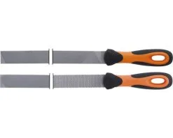 BAHCO Hobbyvijl Basterd / Halfzoet 4-154-08-2-2, 200 Mm, Set Van 2