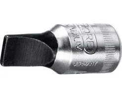 GEDORE Dopsleutel-schroevendraaier 1/4" T.b.v. Zaagsnede Schroeven IS 20 4,0x0,8