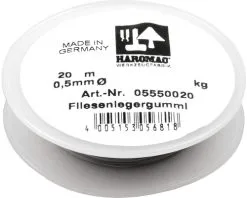 HAROMAC Tegelleggersnoer Rubber 20 M