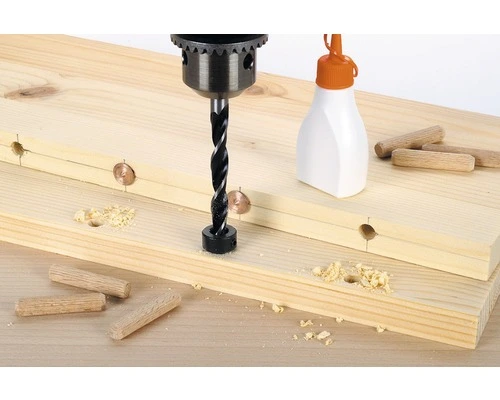 WOLFCRAFT Houten Deuvelset Ø 6 Mm, 31-delig - Afbeelding 2