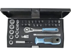 GEDORE Dopsleutelset D 20 KMU-20 1/4", 37-delig
