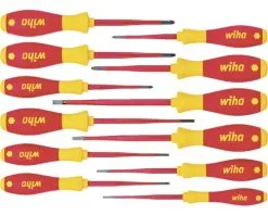 WIHA Schroevendraaierset SoftFinish Electric SlimFix, 12-delig