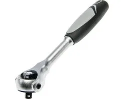 WGB Ratelsleutel 1/4" Omschakelbaar - 270° Kop