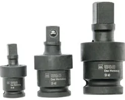 WGB Krachtdoppenset 1/4"+3/8"+1/2", 3-delig