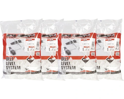 RUBI Delta Level System Clips 1,5 Mm 3-12 Mm, 2400 Stuks