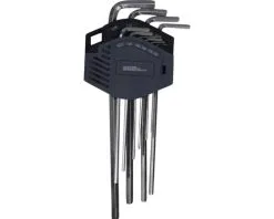 WGB Stiftsleutelset Binnenzeskant Lang, 10-delig