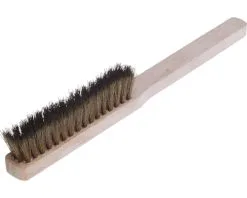 LESSMANN Handborstel Messing Draad 4-rijen