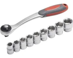 Dopsleutelset 3/8", 11-delig