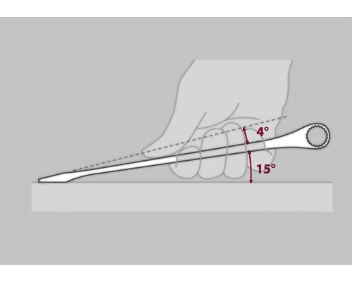 WGB Ringsteeksleutel Hot!Force 8 Mm - Afbeelding 4