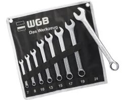 WGB Ringsteeksleutel Set In Roltas 8-delig
