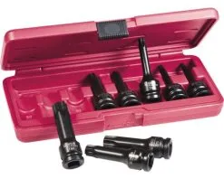 WGB Krachtdoppenset 1/2" Torx, 8-delig