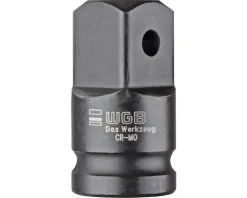 WGB Kracht Verloopstuk 1/2"x3/4" Buiten 50 Mm