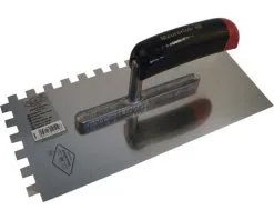 MAURERLOB Lijmspaan 10x10 Mm Getand 28x13 Cm RVS