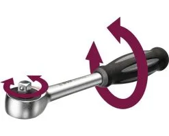 WGB Ratelsleutel Rotary 1/4"