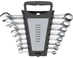 WGB Ringsteeksleutel-set 8-delig