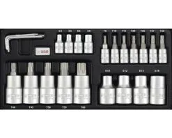 WGB Doppenset 1/2" Torx, 23-delig